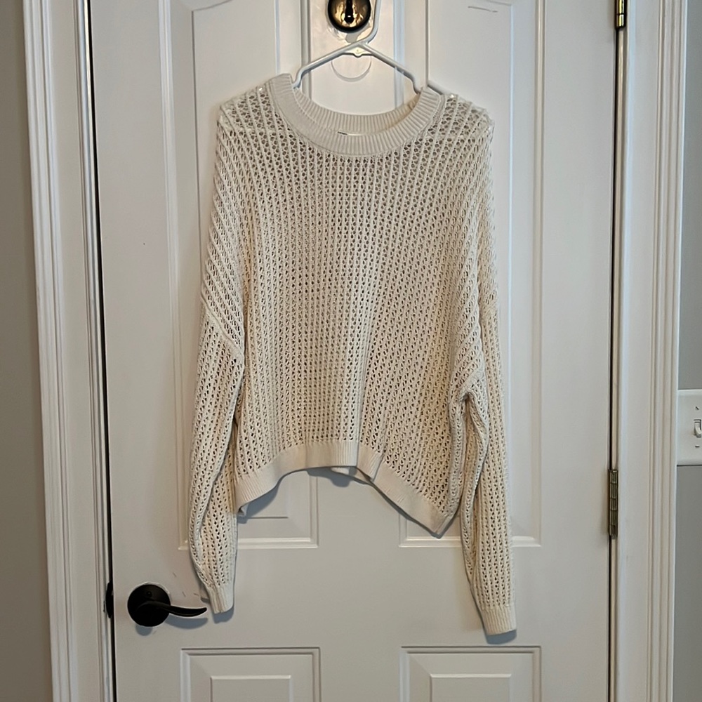 Crocheted sweater